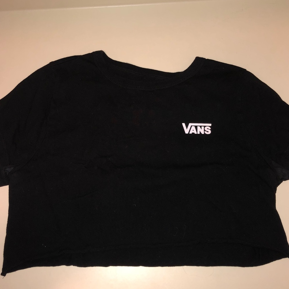 Vans Black Crop Top